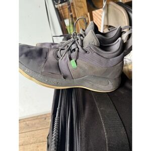 Nike PG 2 Men's Size 11.5 Basketball Shoes Black Green Detailing
